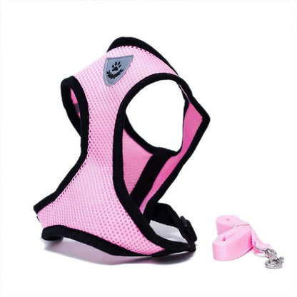 Harnais Petit Chien | PuppyHarness™ - Rose