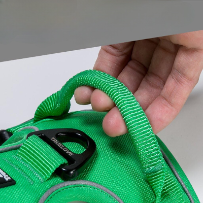 Harnais anti traction chien | PullFree™ - Vert