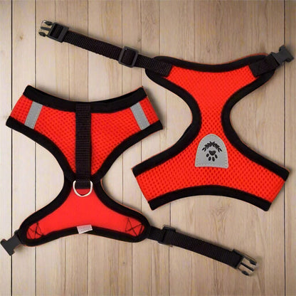 Harnais Petit Chien | PuppyHarness™ - Rouge