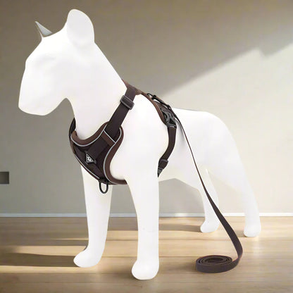 Harnais Petit Chien | DoogyHarness™ - Café